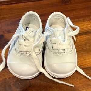 Keds White Kids Lace-Up Sneakers